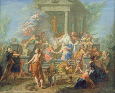 イフィゲニアの犠牲、1720〜25年頃 作： Jacques Ignatius de Roore